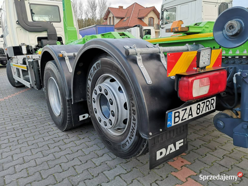 DAF CF 85410 ATE Hakowiec 6x2 Skibicki 250 z pierwszy właściciel Daleszyce