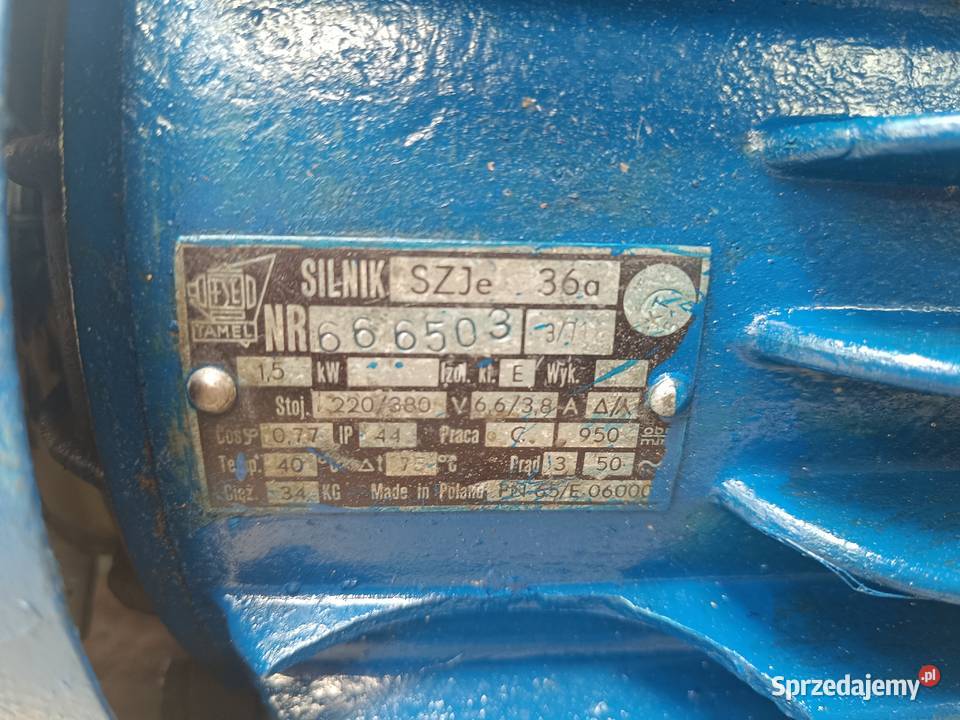 SILNIK ELEKTRYCZNY SZJe 36 a 15 KW 220380 V Bydgoszcz