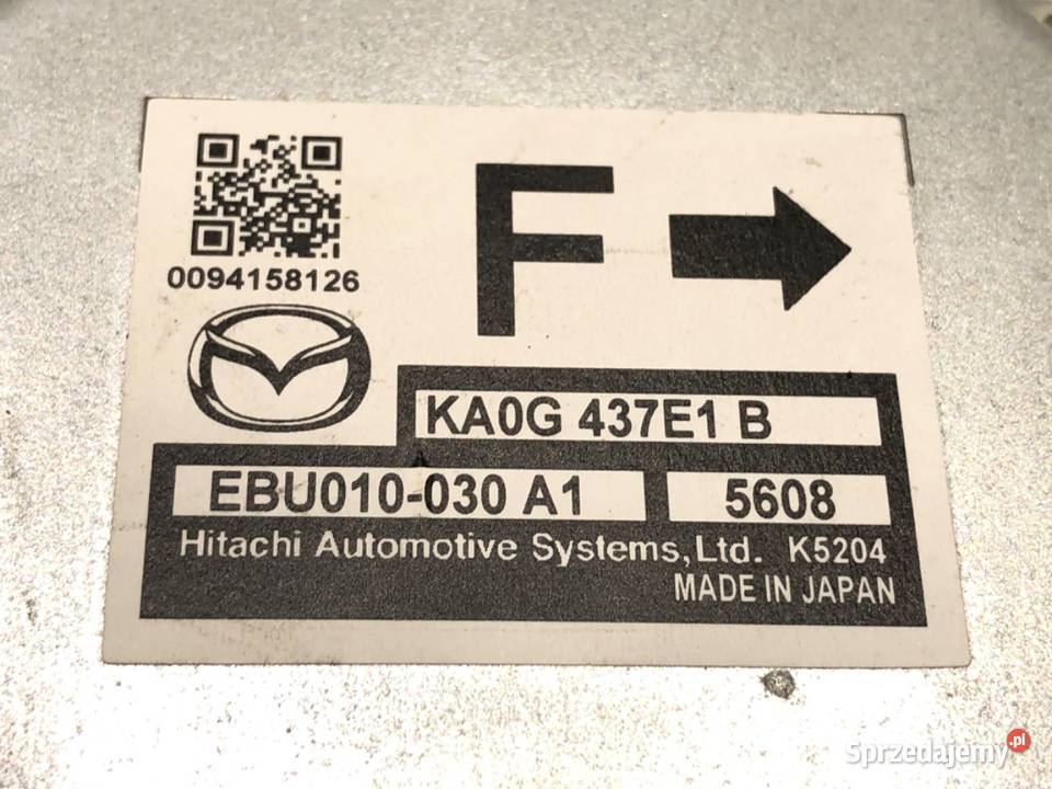 MODUŁ HAMULCA RĘCZNEGO MAZDA CX5 KA0G437E1 1117