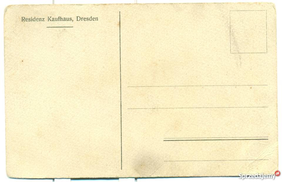 Dresden Drezno Residenz Kaufhaus lata 30te Ostrów Wielkopolski sprzedam