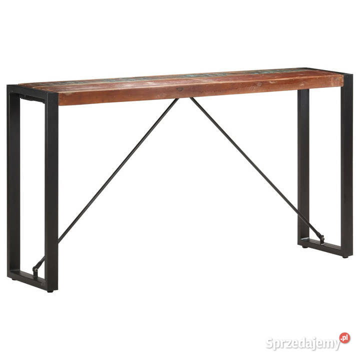 Stolik konsola 150 x 35 x 76 lite drewno z Warszawa