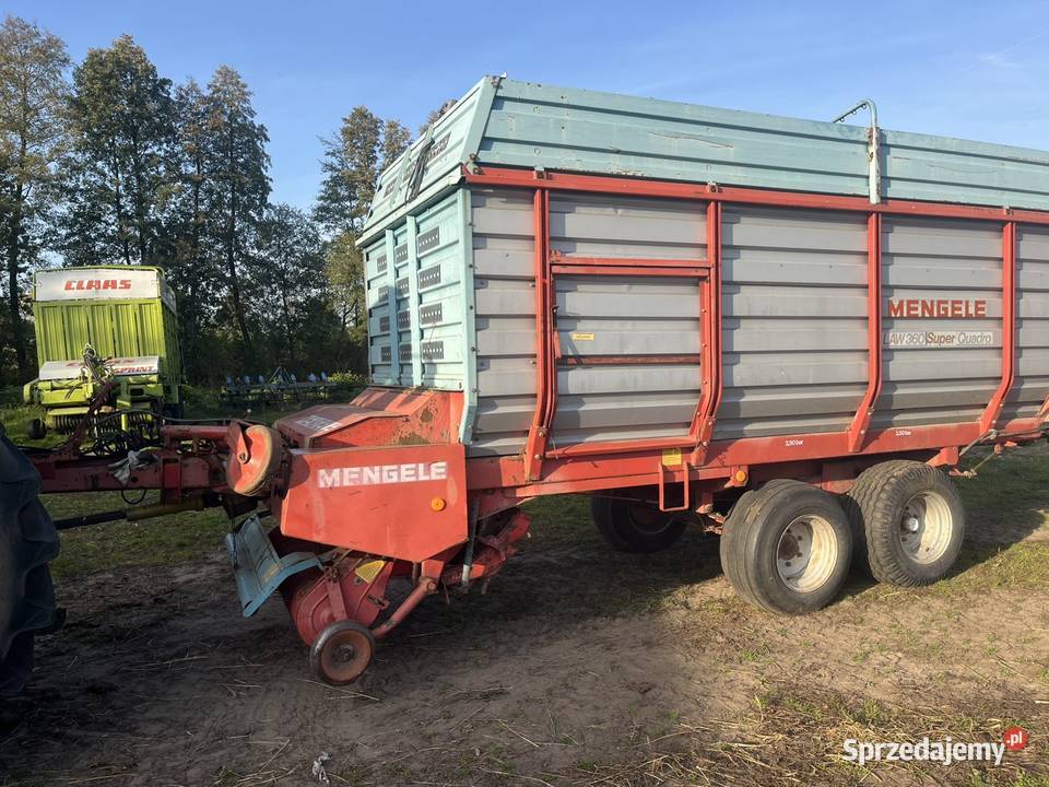 Przyczepa samozbierająca Mengele LAW 360 Super Krągola