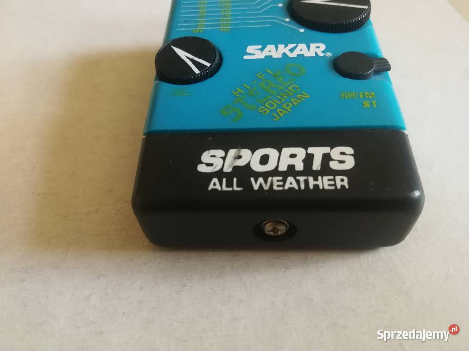Radio Sakar Sports All Weather AMFM lata 90 Szczecin