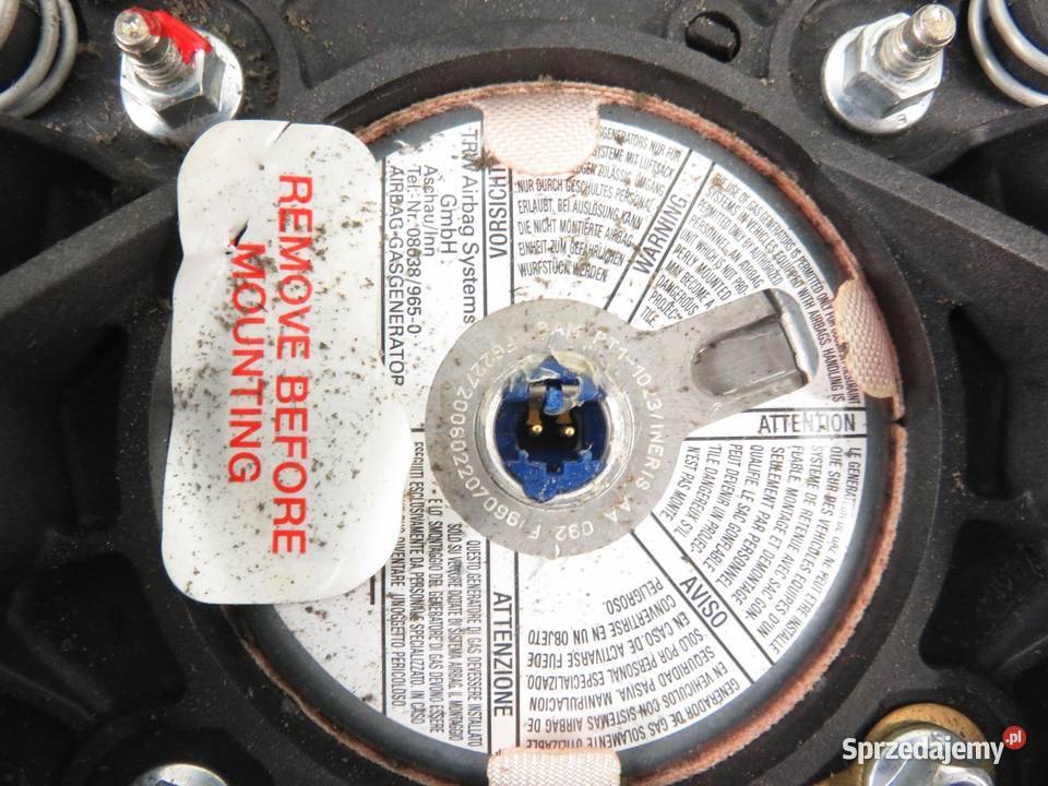 PODUSZKA KIEROWCY RENAULT MASTER II 8200188632 Wyposażenie wnętrza