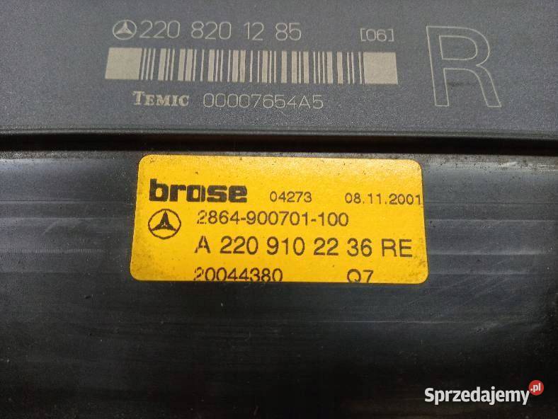 MODUŁ FOTELA PRAWEGO PASAŻERA MercedesBenz