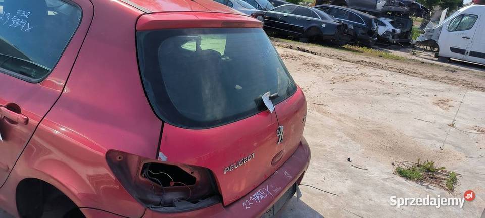 KLAPA PEUGEOT 307 Części samochodowe Lipno
