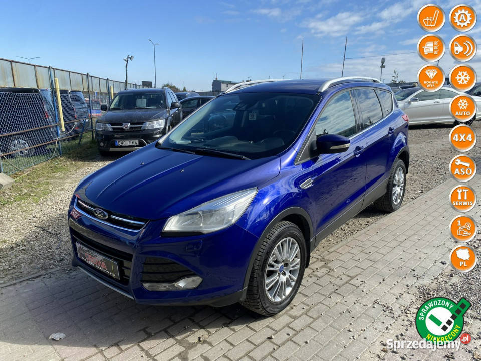 Ford Kuga 20tdci 4x4 AWD Automat Titanium full podgrzewane fotele Gdańsk