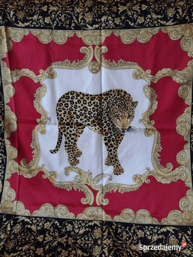 Włoska ekskluzywna apaszka biznesowaVintage NOWA Dla kobiet Kraków