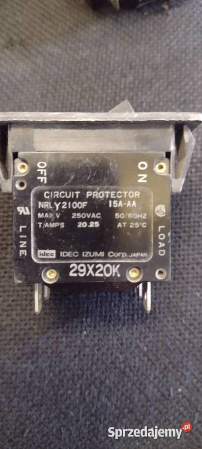 NRLY2100F15AAA Circuit protector IDEC 250Vac Opole