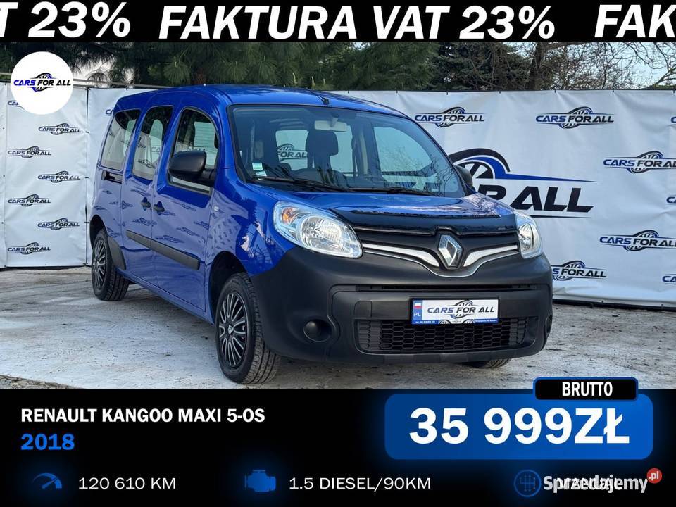 Renault Kangoo II 15 Express Maxi 5osobowy dCi Rzeszów