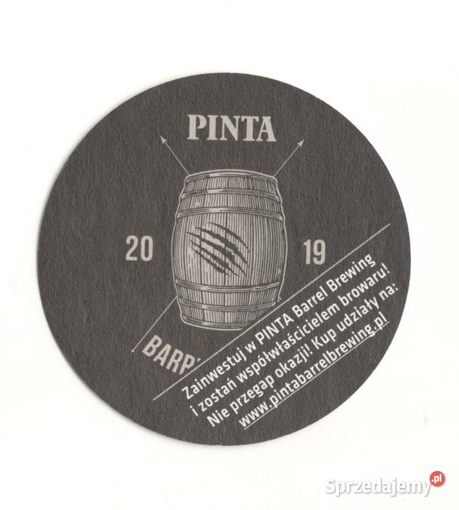 Pinta podstawka do piwa 1 Kolekcje Gliwice sprzedam