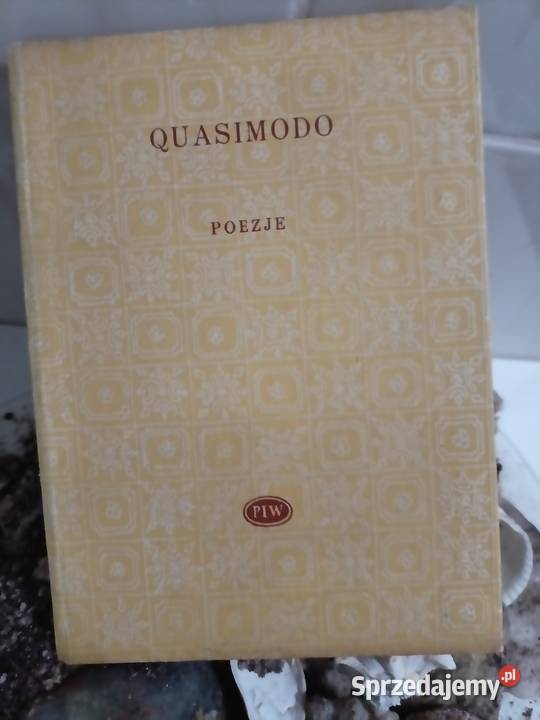 Poezje Quasimodo pierwsze wydanie książki Warszawa