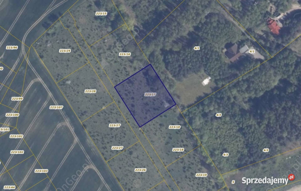 Działka 22317 w miejscowości Warcz pomorskie