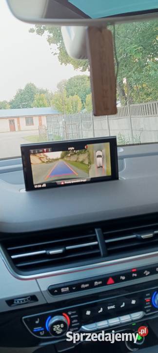 Audi Q7 SLine 7 osobowy noktowizor skrętna oś skórzana tapicerka Adamów