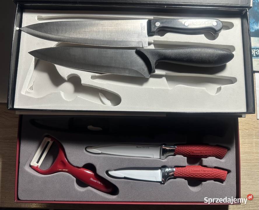 Zestaw noży ceramicznych 2 duże noże Szamotuły