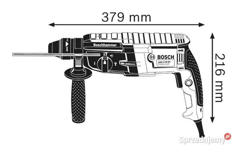 Młot udarowoobrotowy z systemem SDS Plus GBH 228 Pozostałe mazowieckie Warka