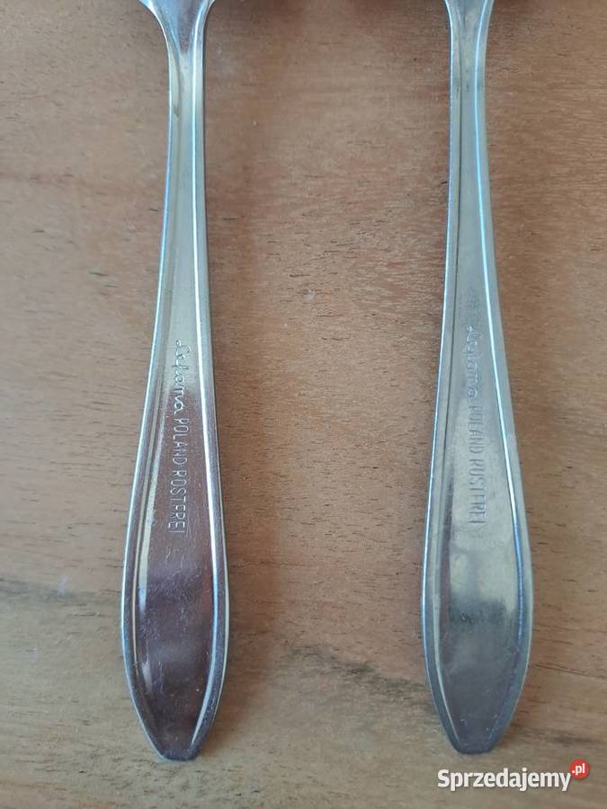 2x Łyżeczka do cukru szufelka PRL Lefana wzór