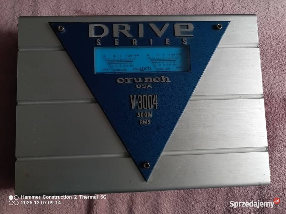 Wzmacniacz samochodowy Crunch USA Ostrowiec Świętokrzyski