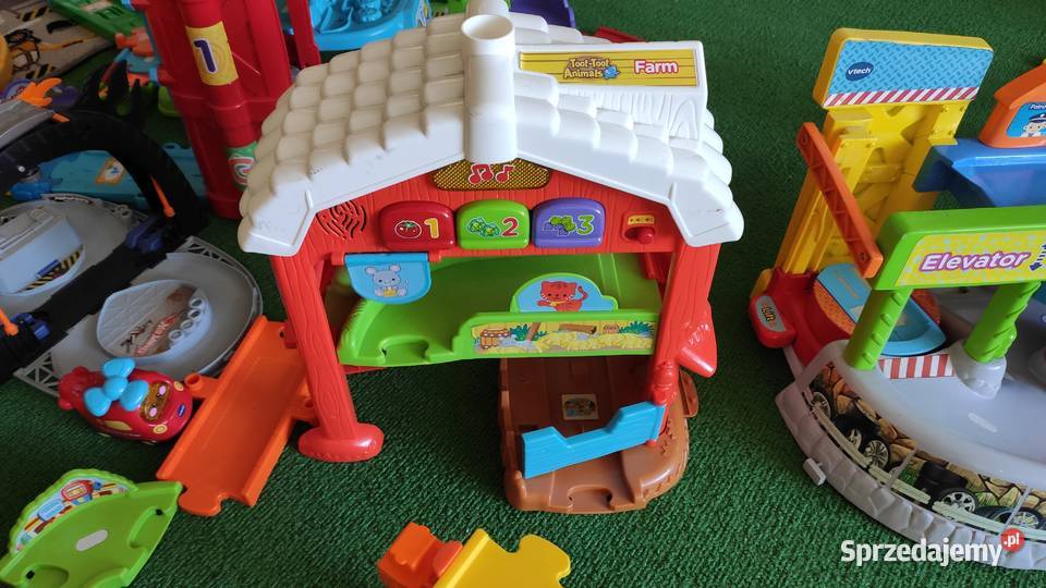 Vtech mega zestaw tory policja parking itp podkarpackie sprzedam