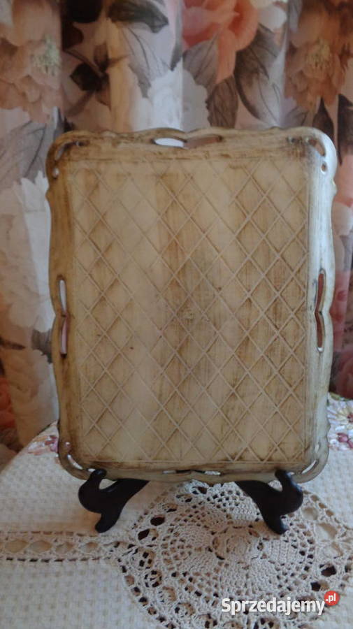 Taca malowana w kwiaty Italy