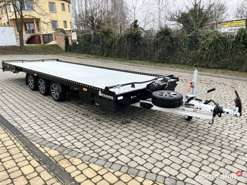 Przyczepa aluminiowa Blackline 6m x 21m 3 osiowa śląskie Bytom