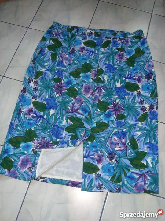 Spódnica długa MARKWALD w kwiaty w odcieniach