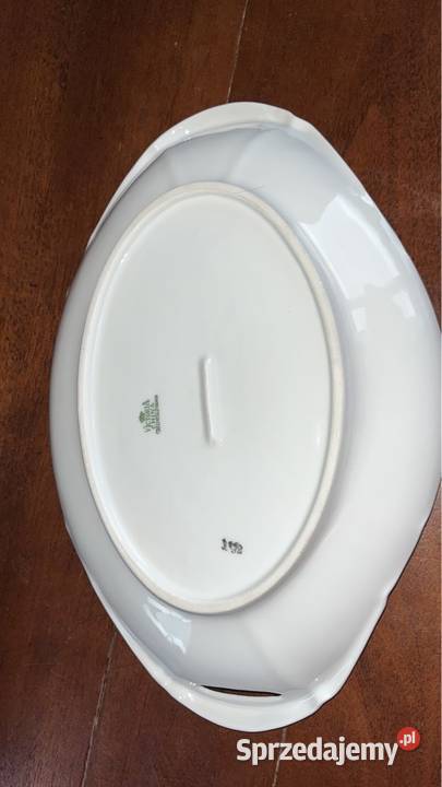 Patera Victoria Czechoslovakia Narcyze 2 bukiet Porcelana i szkło Gdańsk