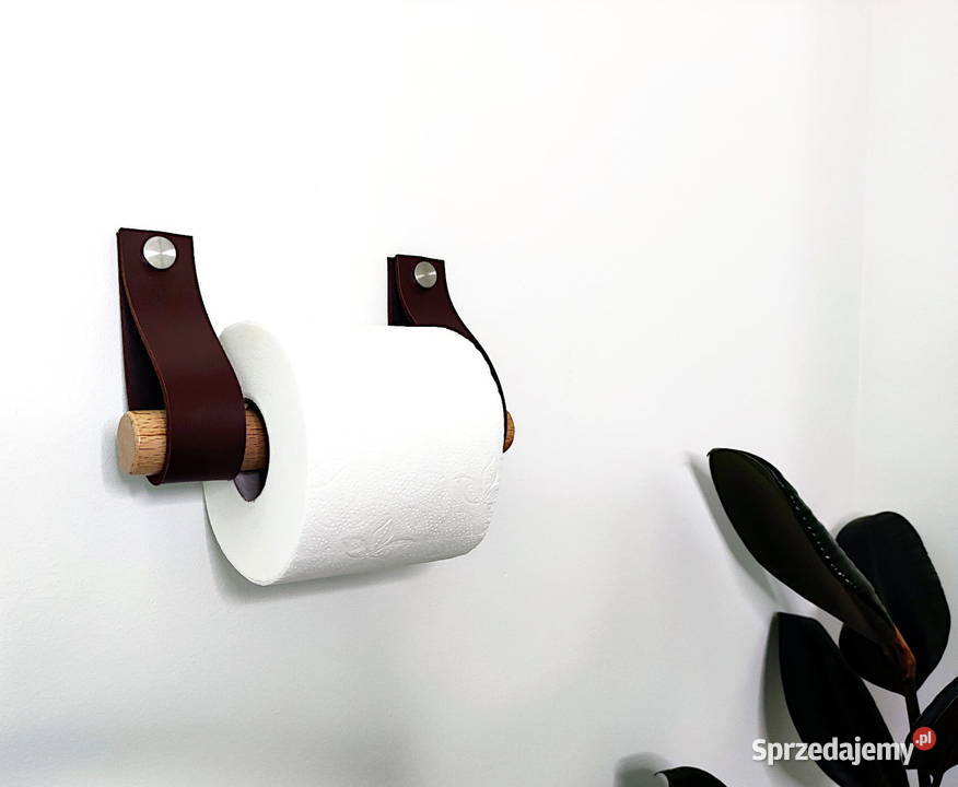 wieszak na papier toaletowy loft ze skóry Białystok