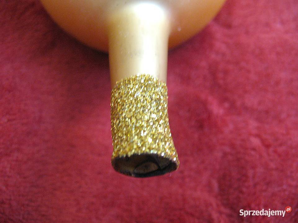 Szpic Czub na choinkę szkło relikt PRL i DDR