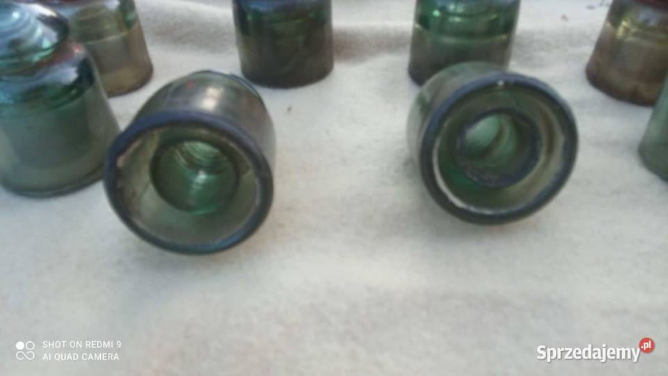 Izolatory stare elektryczne różne kolory Busko-Zdrój