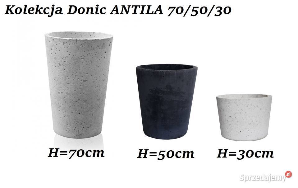 Piękna betonowa DONICA ANTILA ogrodowa beton Architektura ogrodowa Stalowa Wola