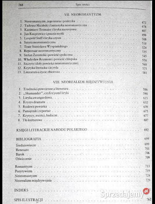 Dzieje literatury polskiej Julian Krzyżanowski twarda Pozostałe lubelskie Chełm