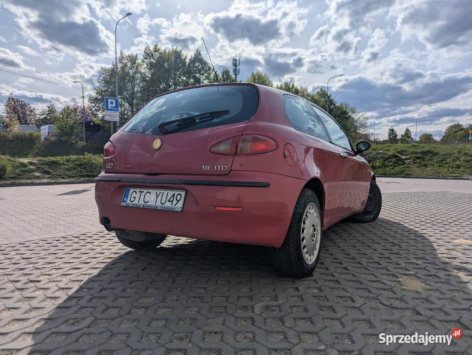 Alfa Romeo 147 19 JTD 2002 manual sprawna pomorskie Gdańsk