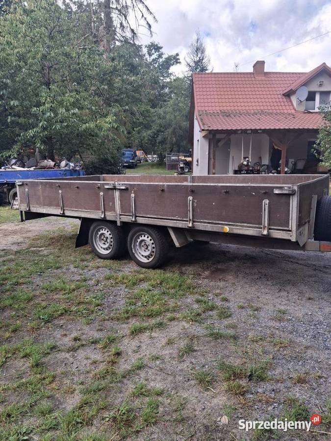 Przyczepa dwuosiowa trebbiner 2000 420x180 lubuskie Krosno Odrzańskie