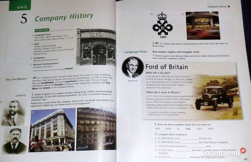 First insights into business Students book Sue Chełm sprzedam