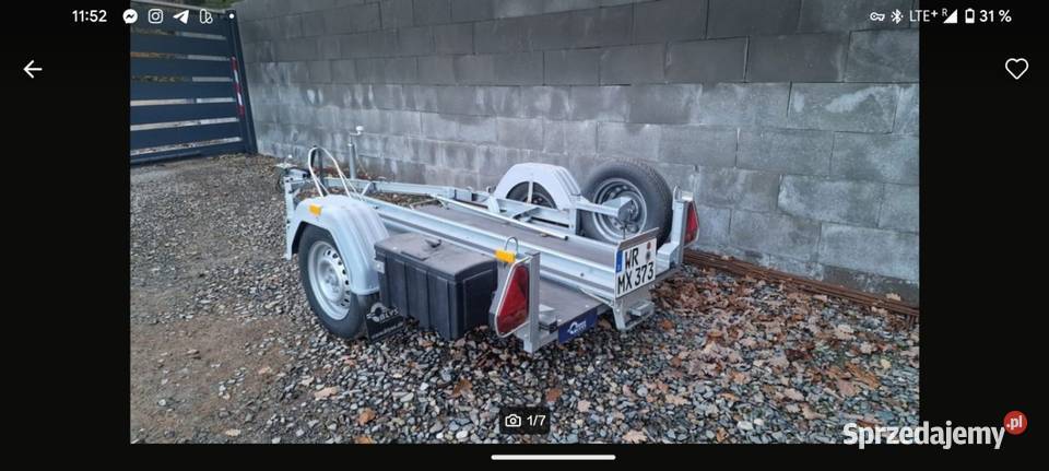 Przyczepka do przewozu motocykla Węgrów