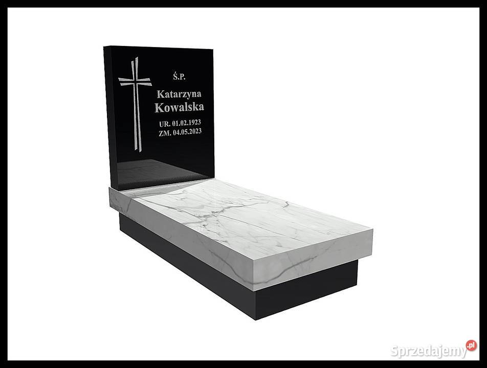 Producent nagrobków montaż cała Polska NOWOŚĆ z Kluczbork