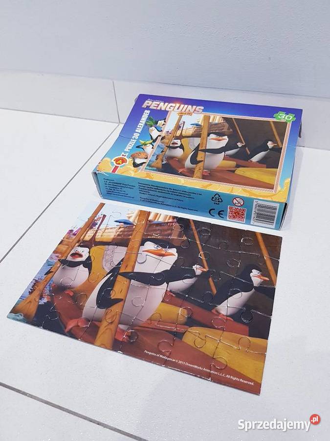 Puzzle edukacyjne Pingwiny z Madagaskaru dzieci Trefl śląskie Dąbrowa Górnicza