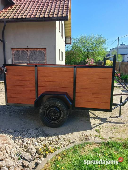 Nowa przyczepa dwukołówka Kołaczyce