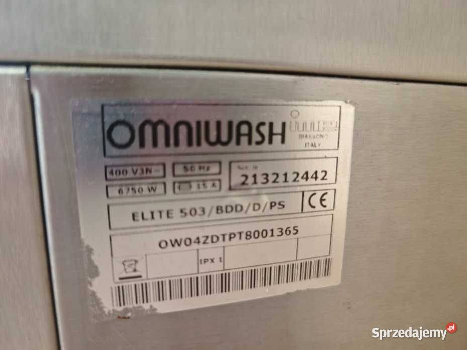 Zmywarkowyparzarka gastronomiczna Omniwash ELITE