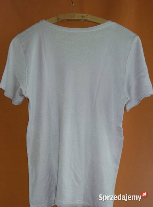 Bluzka damska z krótkim rękawem liliowaM Łódź