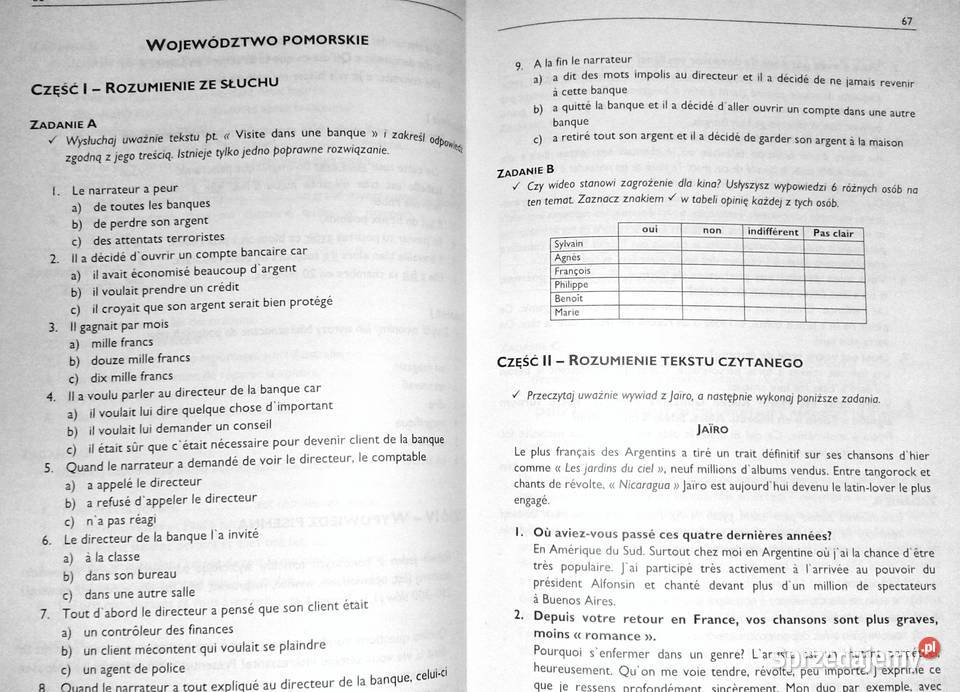 Język francuski Tematy i zagadnienia maturalne Chełm
