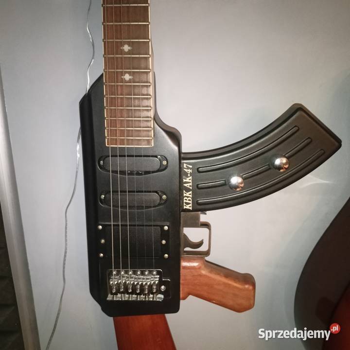 GITARA ELEKTRYCZNA KARABIN KBK AK 47 LUTNICZA Ropczyce