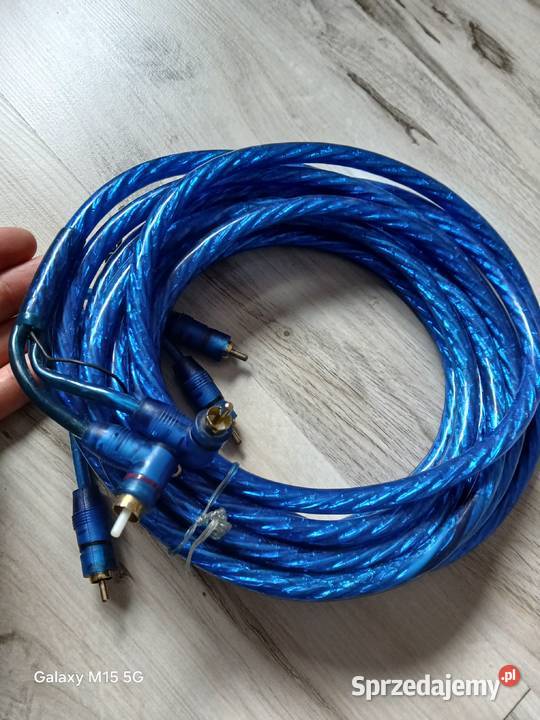 Kabel wzmacniacza car audio 2 sztuki 5 metry