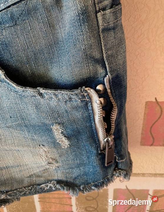 YORKER dżinsowe spodenki jeansowe szorty z Leszno