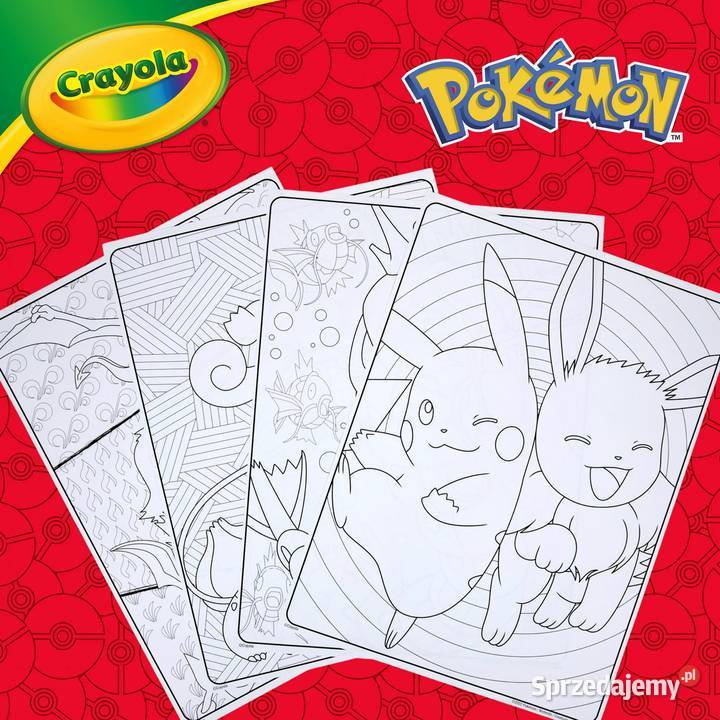 Pokemony Zestaw Plastyczny Crayola w Walizce 155 Mogilany