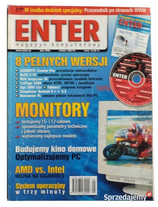 PC Format Enter Rok wydania 2000 Zabrze