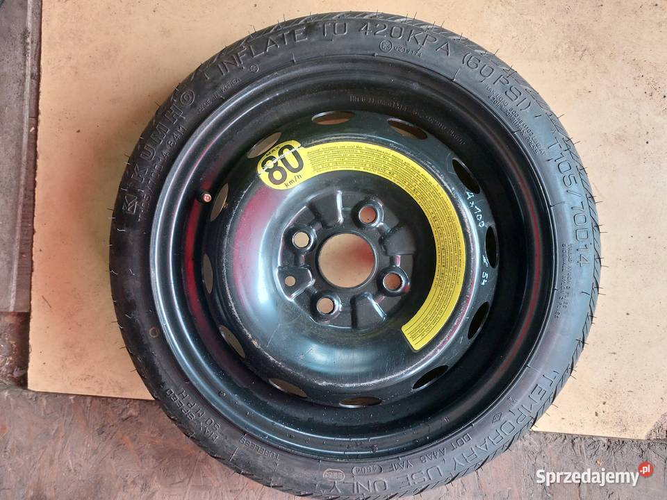 Koło dojazdowe Hyunday Getz 4x100 14 Starachowice