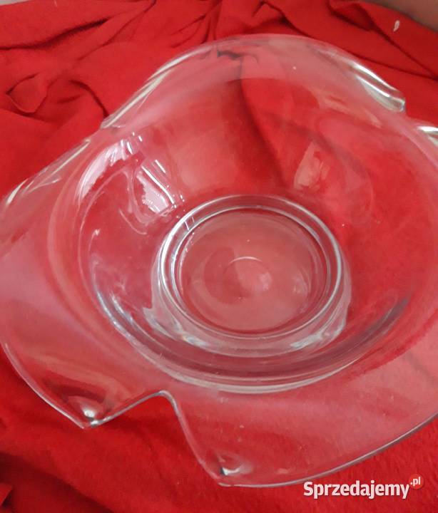 Szklana miska patera Vetri DI Fidenza Włochy Warszawa