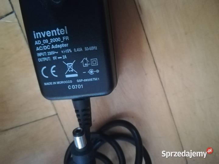 zasilacz Inventel AD092000FR 230V60Hz 9V 2A 18W Łódź